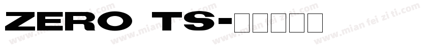 Zero Tsū字体转换